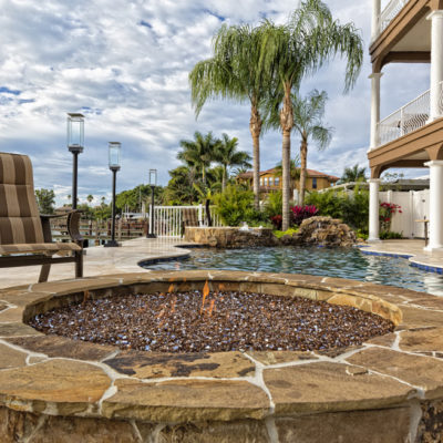 Outdoor Stone Installation